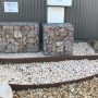 Gabions filled with Rock